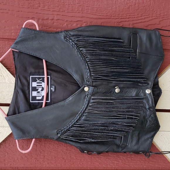 Unik Leather UNISEX Vest - Picture 3 of 6